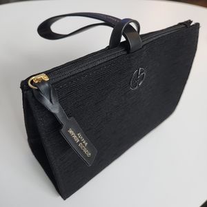 Giorgio Armani Beauty Bag w/ Wrist Strap